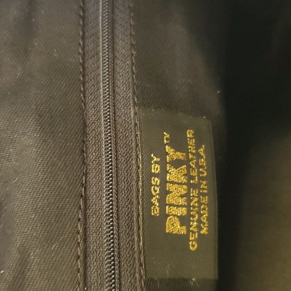 Pinky bag bags by pinky  hobo dark brown genuine leather - Picture 5 of 5